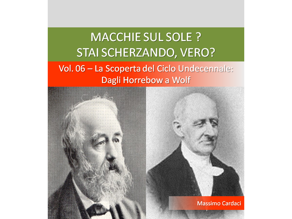Libro sulla Stora della Scoperta delle macchie Solari - Volume 6