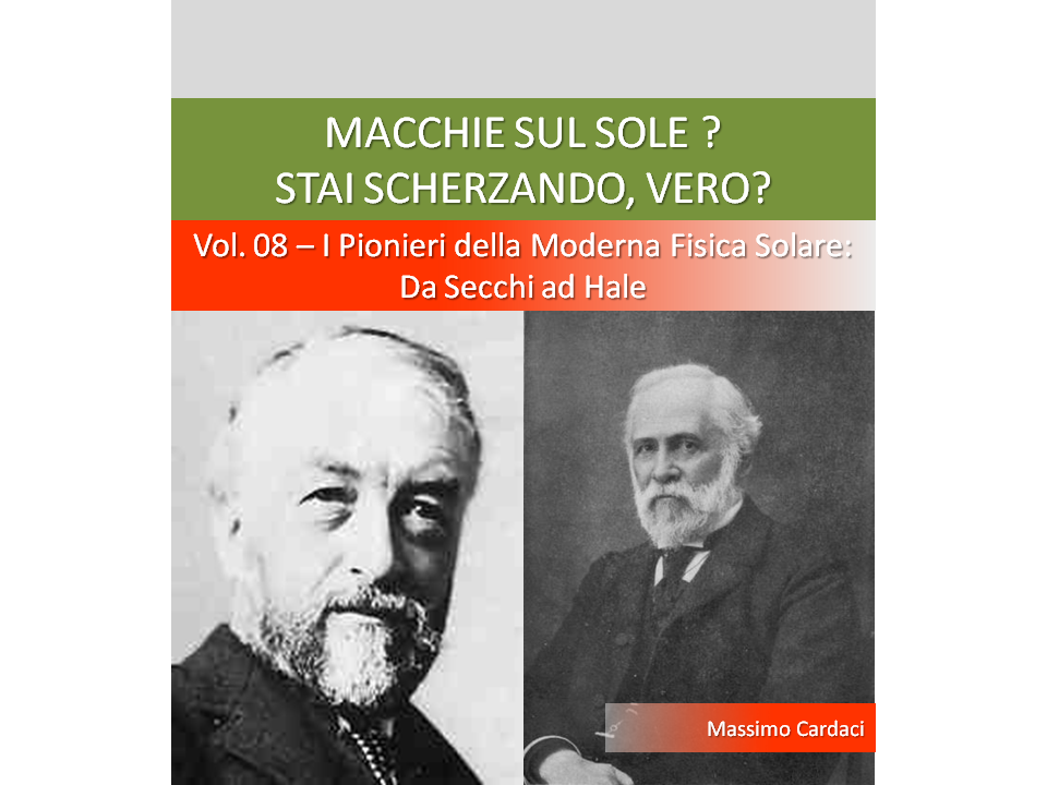 Libro sulla Stora della Scoperta delle macchie Solari - Volume 8